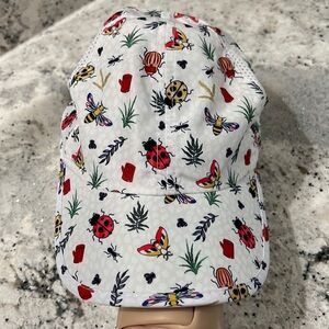Sprints kids unisex hat - insects and garden print beetles moths